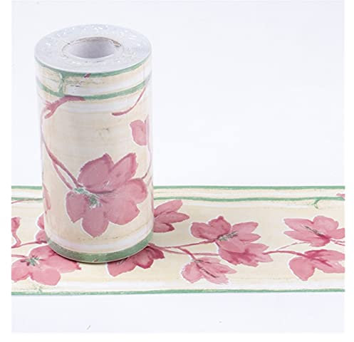 Border de Papel Tapiz Retro de ladrillo Antiguo 3D para baño de Cocina o Dormitorio de 10 m Pegatizas de Pared Autoadhesivas Impermeables