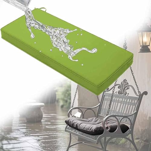 YWQJL Cojines para Bancos De Exterior,Terraza Waterproof Removable Cover,Cojines Sofa Exterior Jardin Colchoneta Banco Jardin Fijación para Columpio De Jardín(7,99 * 28 * 8cm)