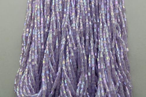 15/0 2 Cut Lavender A.B | Hex Glass Seed Beads | Full Hank, 1/3/5 Hanks | Embroidery Material | Jewelry Supply | R/B-D32N/S31