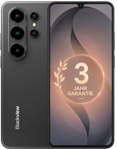 Blackview Wave 10C Teléfono Móvil Android 16, 16GB+32GB/1TB, 32MP+13MP, 5000mAh, 6.88 Smartphone Económico Dual SIM, Teléfono WiFi 5G Ranuras para Tarjetas/Auriculares 3.5mm/3 Años Garantía, Negro
