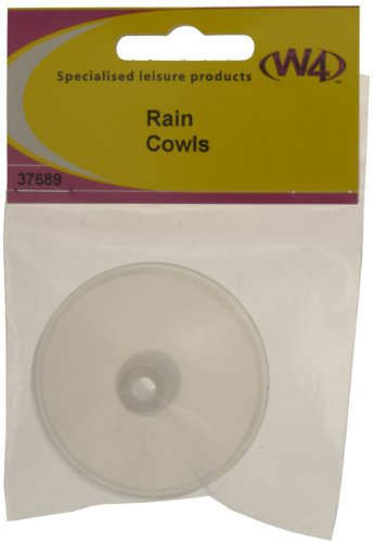 W4 Rain Cowls, Clear, 2 Pack