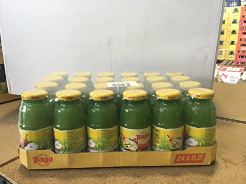 Pago jus de poire cl 20 x 24 bouteilles de verre de jus de fruit