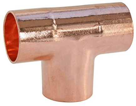 SOMATHERM FOR YOU, Raccord cuivre à souder Té égal 12mm - Triple Femelle - Sachet de 10 pièces - Idéal pour plomberie et réseaux d'eau chaude/froide - Conforme NF