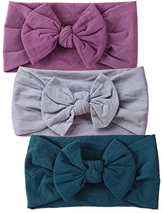 Hocaies Baby Haarband, Stirnbänder Mädchen (3 Pcs A)