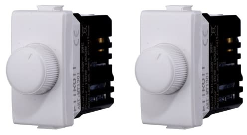 2 pcs Regolatore Dimmer, Compatibile Con Bticino Matix