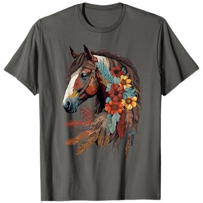 Equestrian Horse Girl Western CowGirl Horseback Riding Theme T-Shirt
