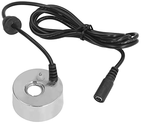 Fdit Brumisateur de Brumisateur, Machine de Brouillard de Fontaine d'eau de Brume Fraîche D'alliage D'aluminium de Brumisateur à Ultrasons pour Le Réservoir de Poissons D'étang de