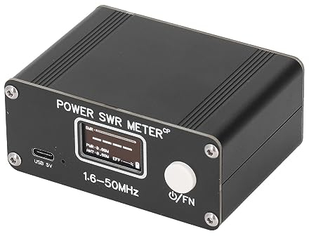Leistungs-SWR-Messgerät, 150 W, 1,6–50 MHz, Digitale Kurzwellen-Stehwelle für UKW, AM, CW, SSB, Amateurfunk