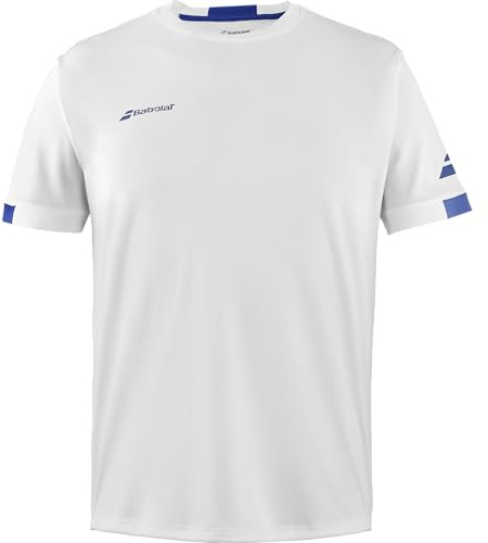 Babolat, Camiseta Modelo Play Camiseta para Niño, Diseño Intemporal, Materiales elásticos para Entrenamiento y competición, Adecuado para Jugadores Individuales y Equipos