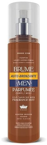 Brume Auto-Bronzante Homme MEN – Hâle Progressif Naturel | Parfum Boisé Aromatique | Brume Corps Sans Traces | Made in France | Testée Dermatologiquement