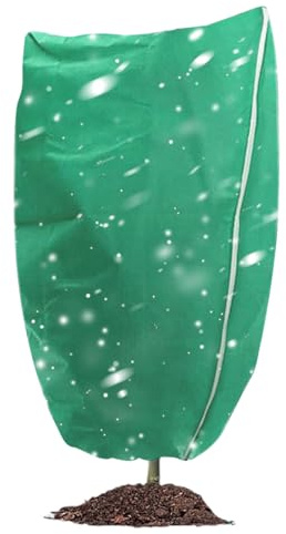 Amesor Cubiertas Invernales para Plantas Protección Anticongelante | Tejidos Antihielo para Plantas De Exterior Y Al Aire Libre | con Cremallera Lateral Barrera De Control De Ajustable Transpirable
