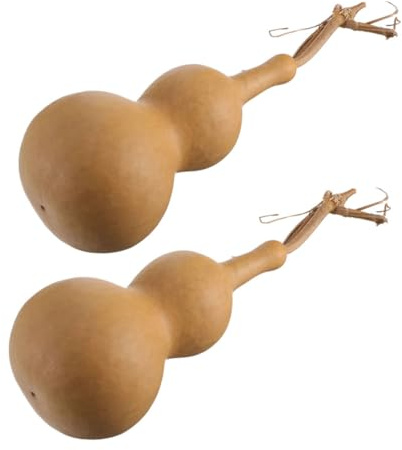 Toyvian 2 Piezas Juguetes de Adornos de Calabaza Adorno Forma Calabaza Natural Duradera para Decoración del Hogar Manualidades Hogar para Escritorio