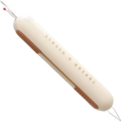 Infilatore per Filo da Cucito e ago – Strumento Combinato 2 in 1 con e separatore per Cuciture, Facile rimozione del Filo, Accessorio per la casa, per Anziani, Ricami, lavori a Mano
