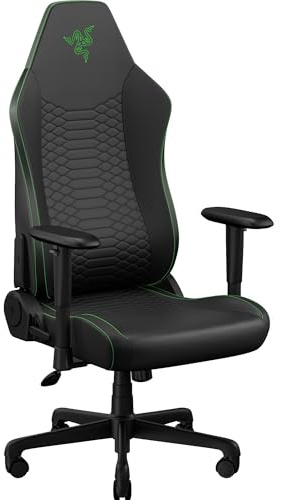 Razer Iskur V2 X NewGen - Sedia ergonomica da gaming con comfort traspirante - Pelle EPU 2a generazione con tecnologia CoolTouch - Supporto lombare incorporato - Arcate delle spalle e base | Nero