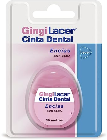SEDAS/HILO - Cinta Dental 50 Metros, Filamentos de Polietileno, Máxima Eficacia, Cinta Suave, Fina, Resistente y Elastica, Previene la Gingivitis, Previene la Inflamación y el Sangrado de Encías, Uso Diario