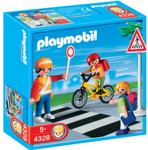PLAYMOBIL 4328 Schulweghelferin mit Kindern