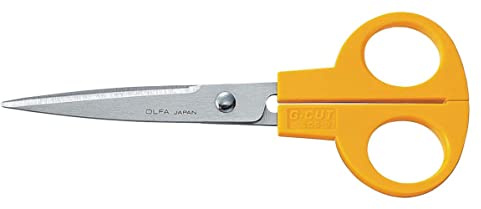 Olfa 505301 Tijera Multiusos con Cuchillas dentadas de Acero Inoxidable de 160 mm