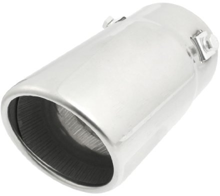 sourcingmap Embout Pot d'échappement 70mm Inlet en Acier Inoxydable