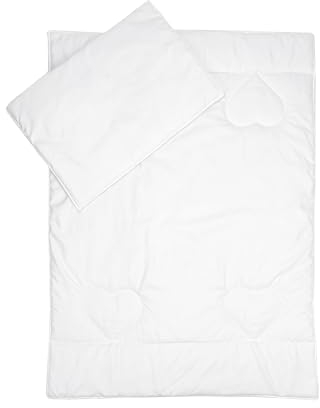 Quilted All Seasonal Baby Bedding Duvet & Pillow Set 150x120 cm Filling for Junior Cot Bed