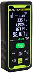 METRICA GREEN 100 DISTANZIOMETRO LASER VERDE MISURATORE METRO DISTANZA DIGITALE