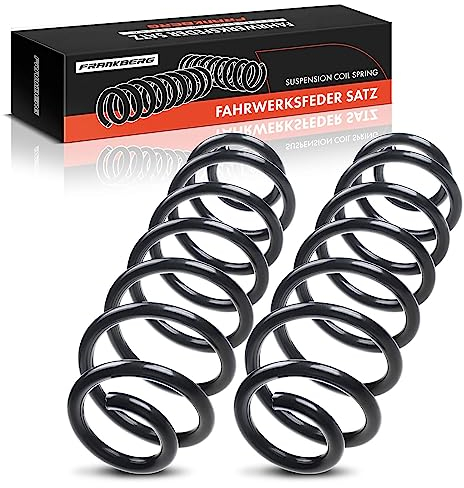 Frankberg 2x Federn Fahrwerksfeder Hinterachse Kompatibel mit Superb II Kombi 3T5 1.4L-2.0L 2009-2015 Replace# 1K0511115DF