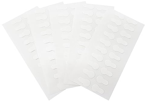 Klibbshop 24 dubbelsidiga självhäftande prickar | starkt självhäftande | slitstark | transparent/Ø 8 mm, 100 stycken