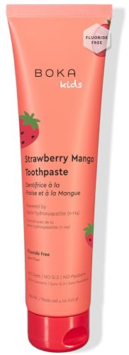 Boka Fluoride Free Toothpaste Nano Hydroxyapatite Toothpaste - Strawberry Mango Flavor, 4 oz 1Pk