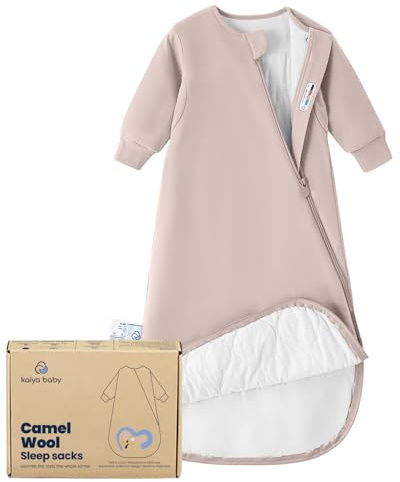 Unisex Sleeping Bag for Babies and Toddlers 1.0 Tog Sleep Sack 6-18 Months, Newborn Sleep Sack, Wearable Blanket Baby, One Piece Long Sleeves, Gifts for Baby