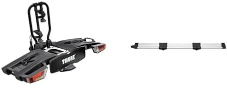 Thule Easyfold XT Piattaforma Gancio Traino Portabici nero 2 bici con rampa di carico