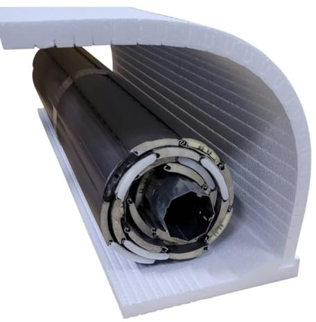 LoviStore Kit Coibentazione Cassonetti Avvolgibili Tapparelle, Pannelli Isolanti in EPS Isolamento Termico e Acustico, 100 cm