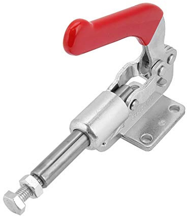 Akozon Morsetti a Ginocchiera Toggle Clamp Ferro zincato Quick Fix Toggle Clamp Holding Fermo Spingere Action Tool mano 370KG(GH-36010)