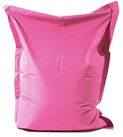 HH Home Hut Giant BeanBag Outdoor Garden Extra Large Chair Indoor Living Room Bean Bags Water Resistant Massive Floor Cushion Lounger XXL (Pink)