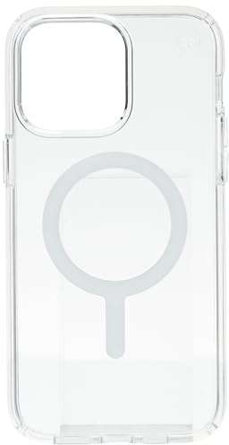 Speck Presidio Perfect-Clear + MagSafe – iPhone 14 Pro Max Hülle mit Microban-Beschichtung (durchsichtig)