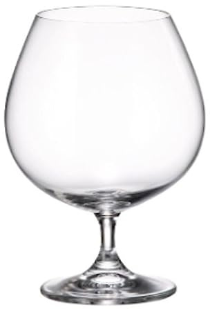 Set de Copas Bohemia Crystal Clara 690 ml Coñac 7,5 x 12 x 16 cm 4 Unidades