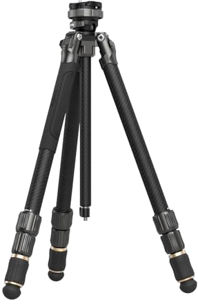 SmallRig Kohlefaser Stativ 59 Fotografie Stativ mit One-Step-Verriegelungssystem, multikompatible Montageplatte, professionelles Reisestativ maximale Belastung 17,6 lbs, FreeRover AP-100 – 4353