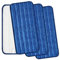 Mop Cloth Microfibre Compatible with Wet Jet for Flash Speed Mop Refill Wipes Washable Wet Cloth Dry Pads Head Replacement for Any Type of Floor Cleaning (Blue)
