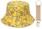 CHSZSH 1 Sombrero De Pesca para Mujer, 1 Clip para Sombrero, Sombrero De Pescador Divertido, Sombrero De Pescador De Pato Amarillo, Sombrero para El Sol Plegable