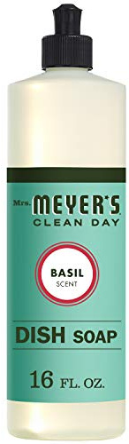 Mrs. Meyer's Clean Day Liquid Dish Soap - 16 oz - Basil - 2 pk