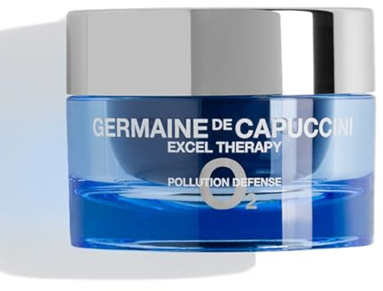 Germaine de Capuccini - Excel Therapy O2 I Pollution Defense Cream - Nourishing Anti-Ageing and Anti-Pollution Face Cream - Protects the Skin from Atmospheric and Digital Pollution - 50 ml