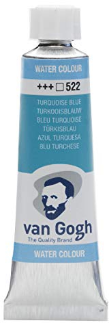 Van Gogh Aquarellfarbe, 10ml Tube, Türkisblau 522