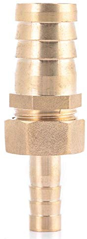 Schlauchanschluss Adapter Messingfitting 10mm-16/19 / 25mm Messingfitting Schlauch Barb Tail Reduction Reduzierstecker(10-19 mm)