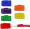 Dental Aesthetics Zahnbürstenhülle (Set mit 6 Farben) ~ Zahnbürsten-Etui für Erwachsene