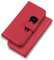 Bartern Handyhülle für iPhone 5/iPhone 5s,iPhone 5/5s Hülle,Karikatur Katze PU Leder Klappbar Wallet Schutzhülle Tasche Klapphülle mit Magnetisch Kartenfach Standfunktion,Rot