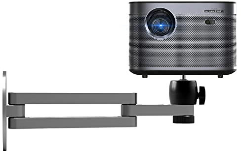 Liboer Faltbare Projektor-Wandhalterung, universell, verstellbar, Deckenwand-Projektorhalterung, Ständer, Aluminiumlegierung, Projektorenhalterung (Wandhalterung)