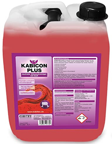 KABITEC KABICON PLUS neutraler Allzweckreiniger mit Duft │ Universalreiniger Neutralreiniger Mehrzweckreiniger Vielzweckreiniger │ 5 Liter Kanister Hochkonzentrat