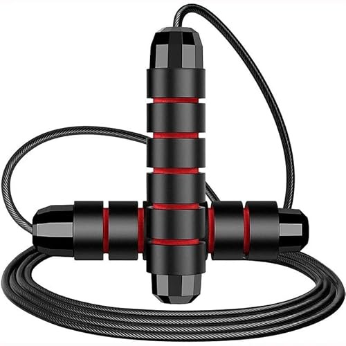 Skipping Rope - Jumping Rope Adjustable For Men Women Kids - Quality skipping Rope Jump Rope For Exercise - Pack of 2- Home Workout - Gym personal Training - Gym equipment
