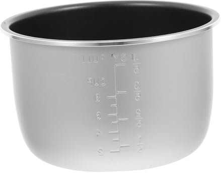 Amosfun Pentola A Pressione Elettrica Pentola Interna Cibo Pentola A Vapore Accessorio Da Cucina Pan Di Cottura Pentole Fornello Di Riso In Acciaio Inox Pentola Interna Pentola Di Cottura