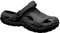 Harssidanzar Zuecos zapatillas, zapatos de cocina para hombre, zapatos de jardín, pantuflas de playa CM201EU, Negro , 44/45 EU