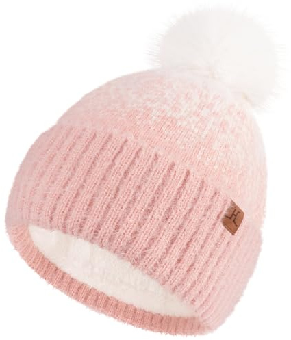 Bequemer Laden Bonnet Femme Polaire Hiver Chaud Tricot Anti Froid Cadeau