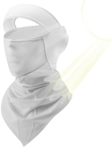 Eventerde Maschera di protezione solare – protezione facciale UV contro la soil,sciarpa Bandana rinfrescante protezione UPF 50 per uomini, donne, sport, campeggio, bicicletta, escursionismo, spiaggia
